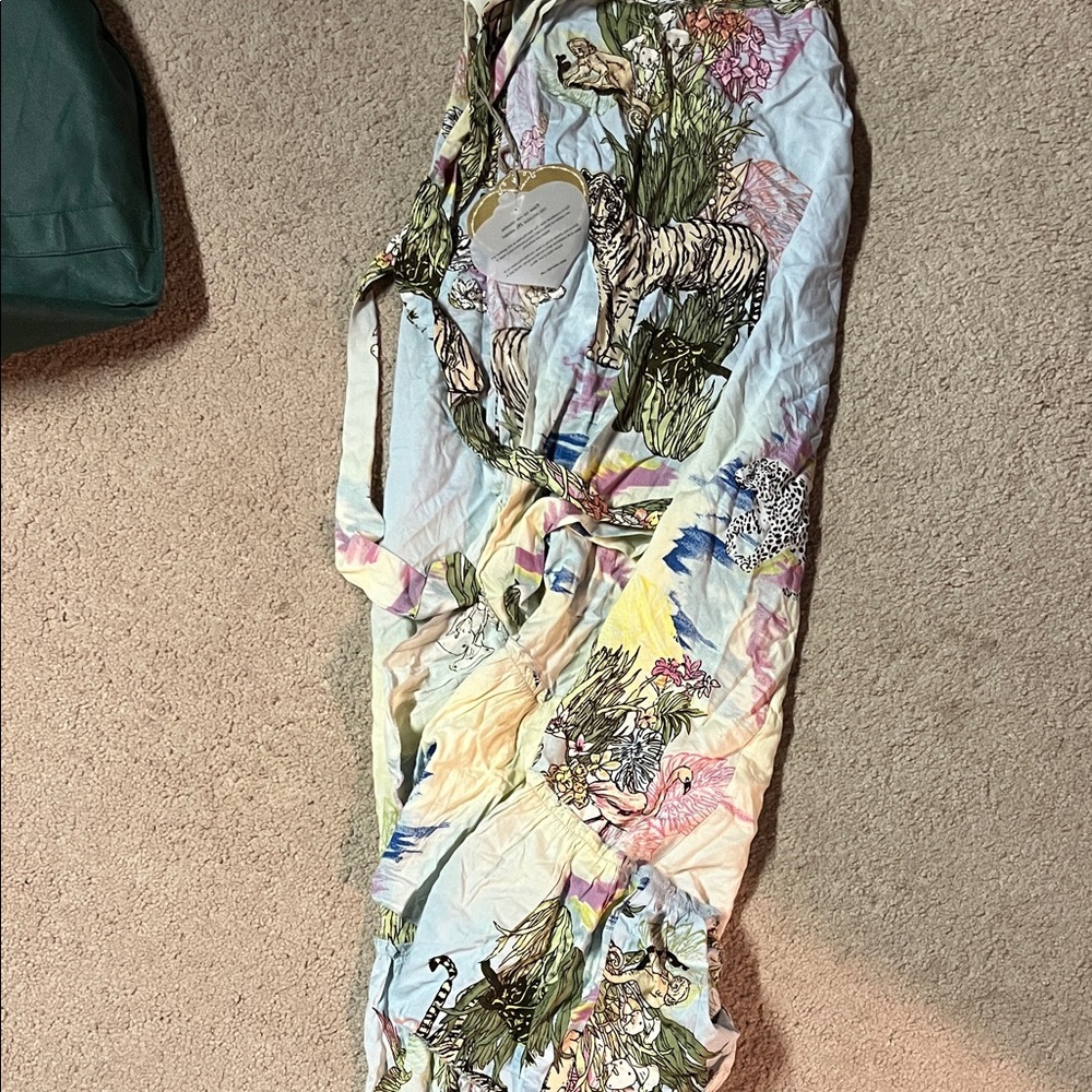 Colorful Animal Print wrap skirt